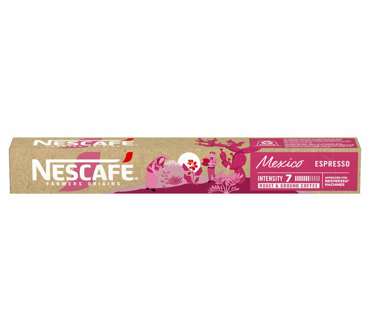10 capsules compatibles Nespresso* Original Mexico - NESCAFÉ FARMERS ORIGINS