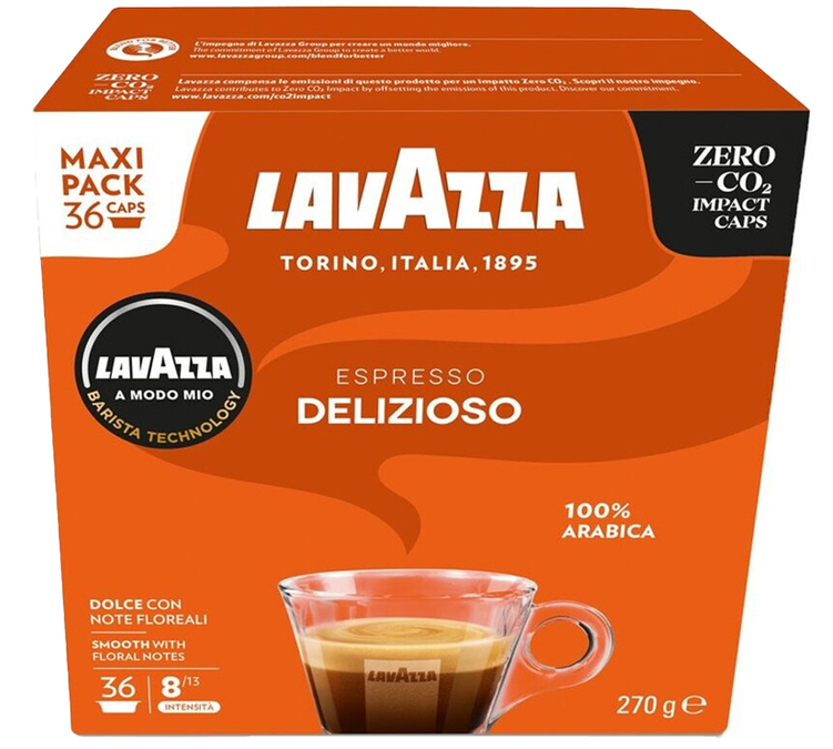 36 cápsulas Lavazza A Modo Mio Delizioso - LAVAZZA
