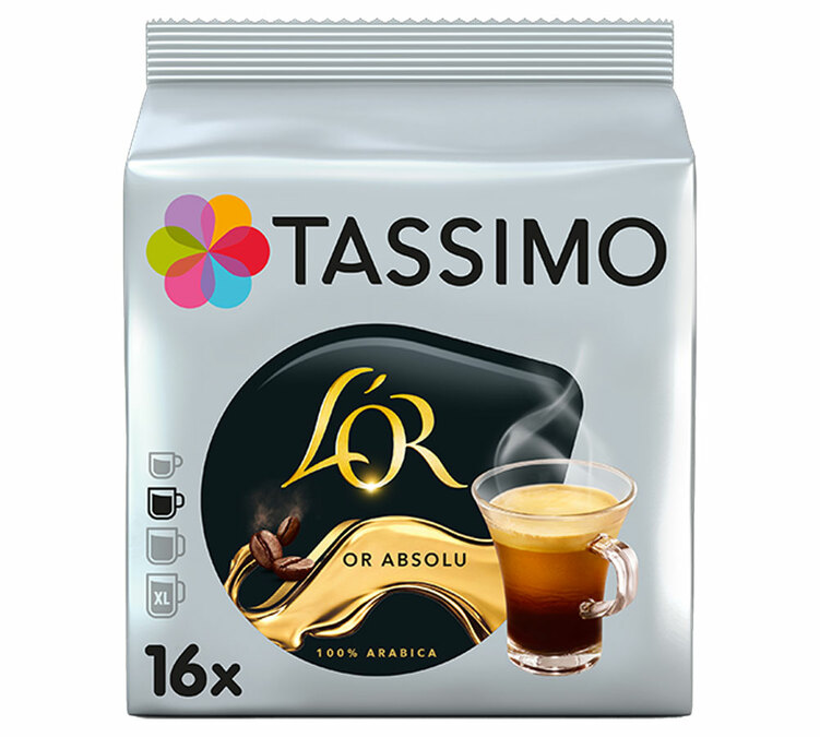 16 κάψουλες Tassimo L'Or Café Long Absolu - TASSIMO