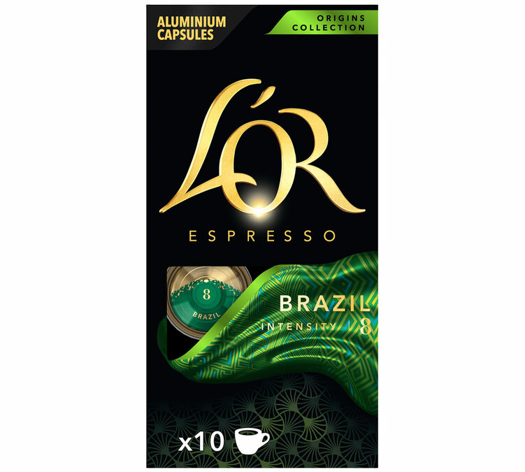10 capsules compatible with Nespresso* Original Brazil - L'OR ESPRESSO
