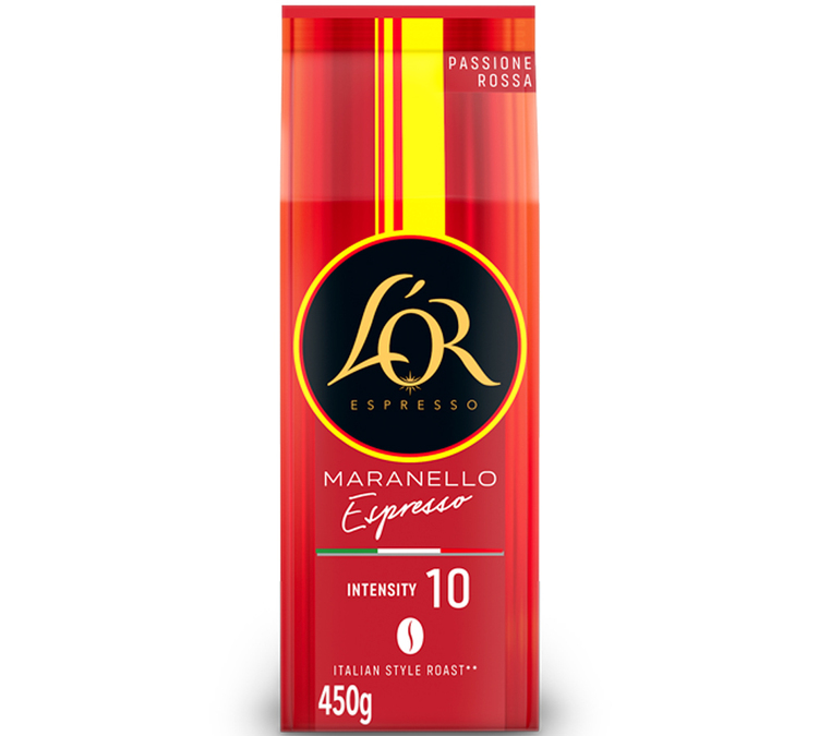 450 g - Kokonaiset Kahvipavut - Maranello Espresso - L'OR