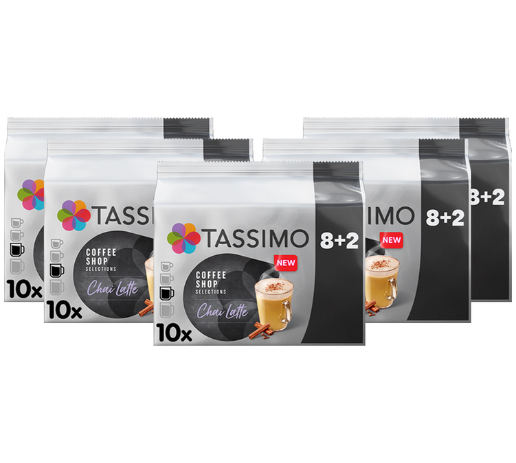 50 Tassimo Coffee Shop Chai Latte kapslar - TASSIMO