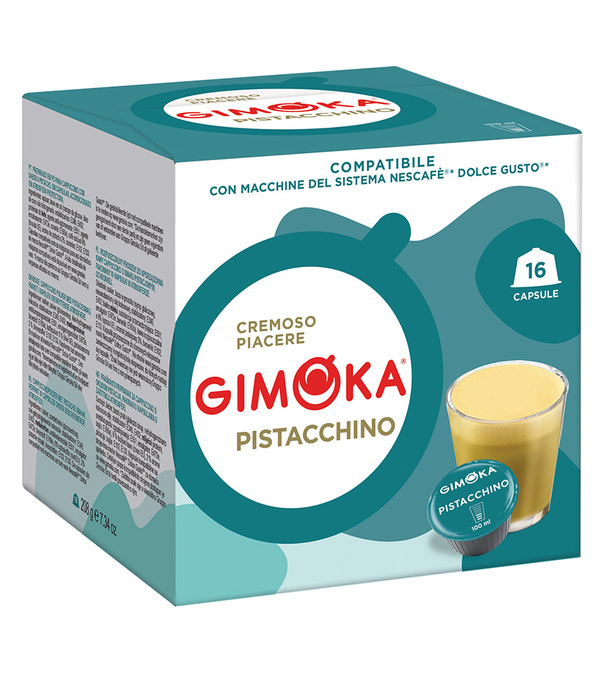 16 kapsulių suderinamų su Nescafé* Dolce Gusto* Pistacchino - GIMOKA
