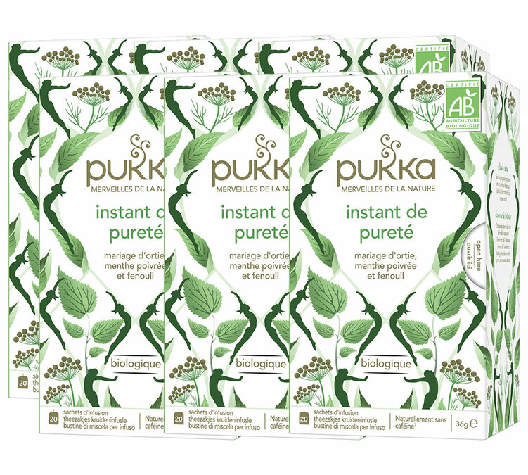 Infusion pour professionnels Instant de pureté Bio - 6 x 20 sachets - PUKKA 