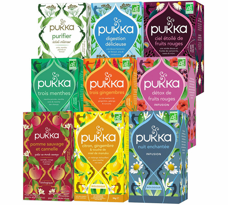 Pack descoberta Infusão Biológica para profissionais - 180 saquetas - PUKKA
