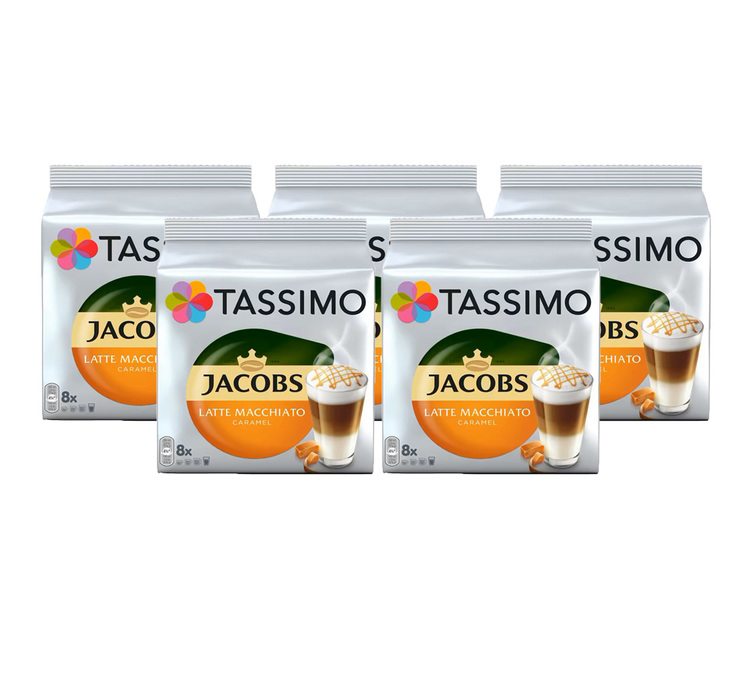 40 Tassimo Pads Jacobs Latte Macchiato Karamell - TASSIMO