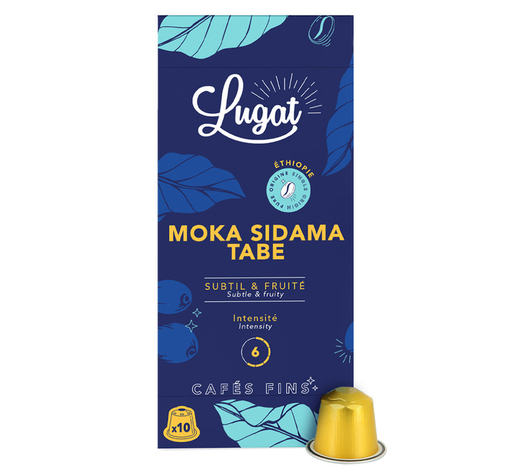 10 kapsułek kompatybilnych z Nespresso* Original Moka Sidama Tabe - LUGAT