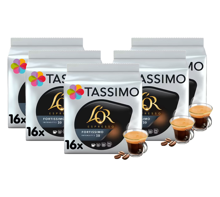 80 Tassimo capsules - L'Or Espresso Fortissimo - TASSIMO