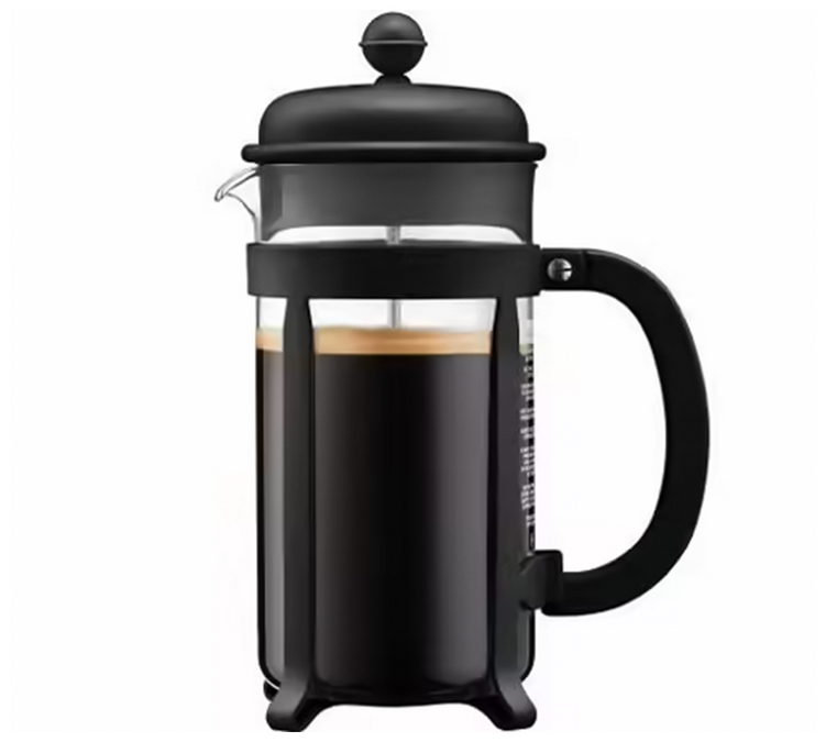 Cafeteira de pistão Java – Preta – 8 chávenas / 1 L – BODUM