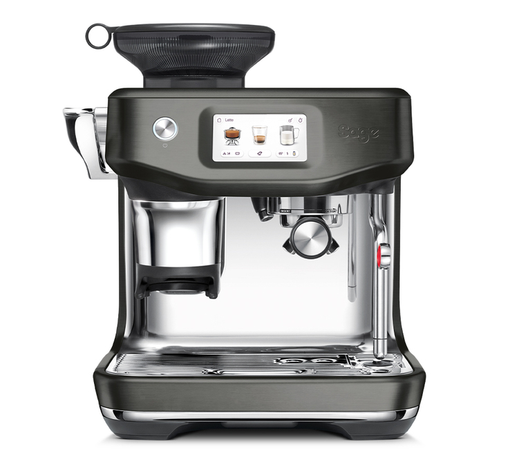 SAGE Barista Touch Impress Edelstahl SES882BST4EEU1 Schwarz - Kaltextraktion Espressomaschine