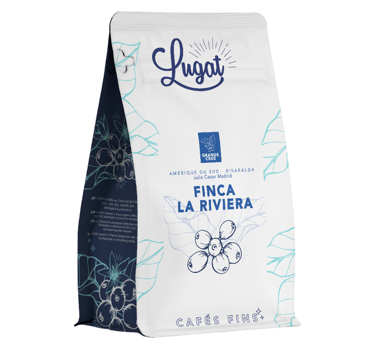 200 g - Café em grão - Finca La Riviera - LUGAT