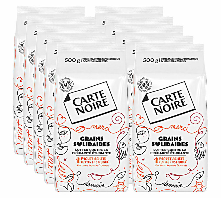 5 kg - Café em Grão para Profissionais - Grãos Sólidos - CARTE NOIRE