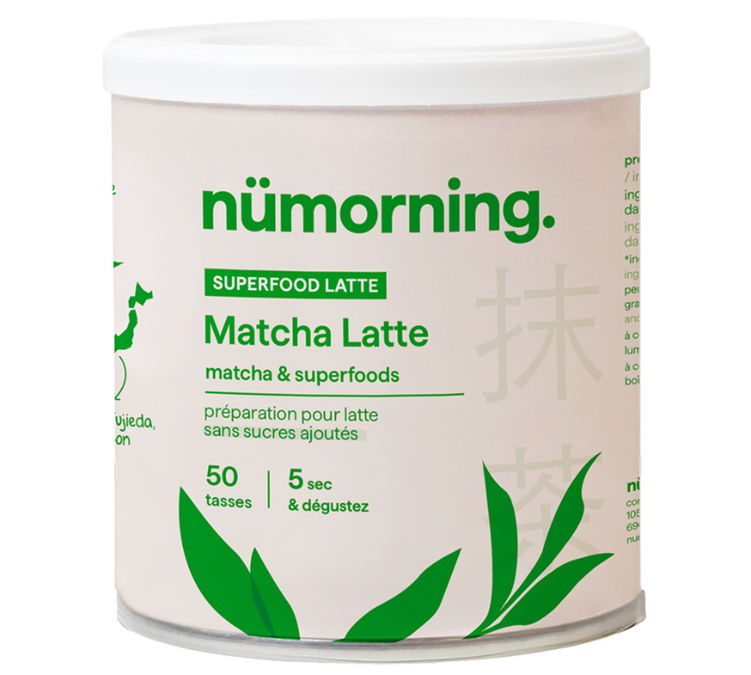Matcha latte Supermat latte - Låda 100 g - NÜMORNING