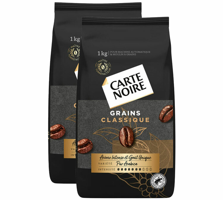 2 kg - Kafa u zrnu za profesionalce - Klasični Čista Arabica - CARTE NOIRE