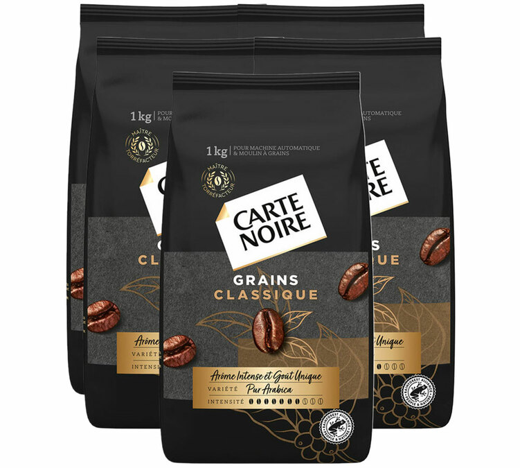 5 kg - Kafa u zrnu za profesionalce Klasični Čista Arabica - CARTE NOIRE
