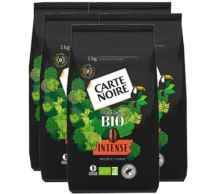 5 kg - Καφές σε κόκκους για επαγγελματίες - Intense Bio - CARTE NOIRE