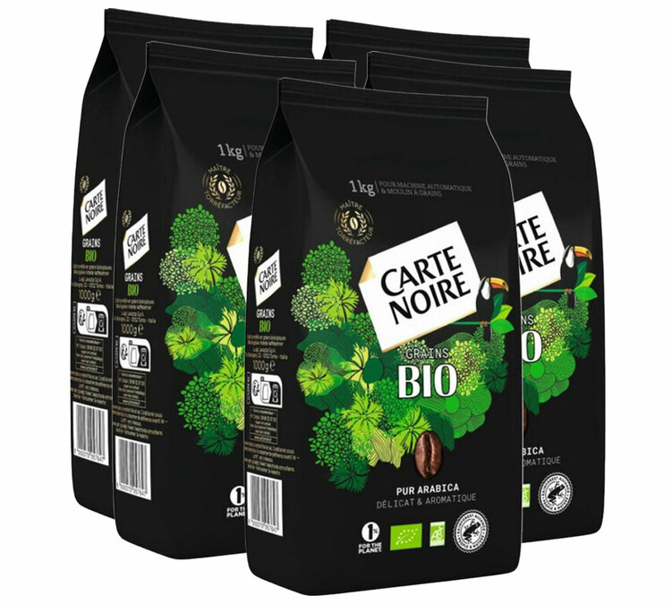 5 kg - Kafa u zrnu za profesionalce - Bio - CARTE NOIRE