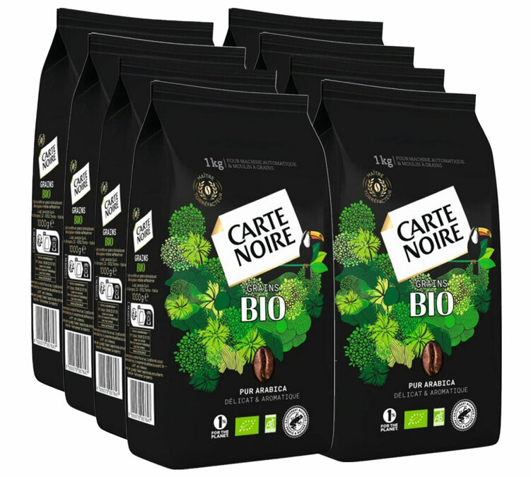 8 kg - Zrna kafe za profesionalce - Bio - CARTE NOIRE