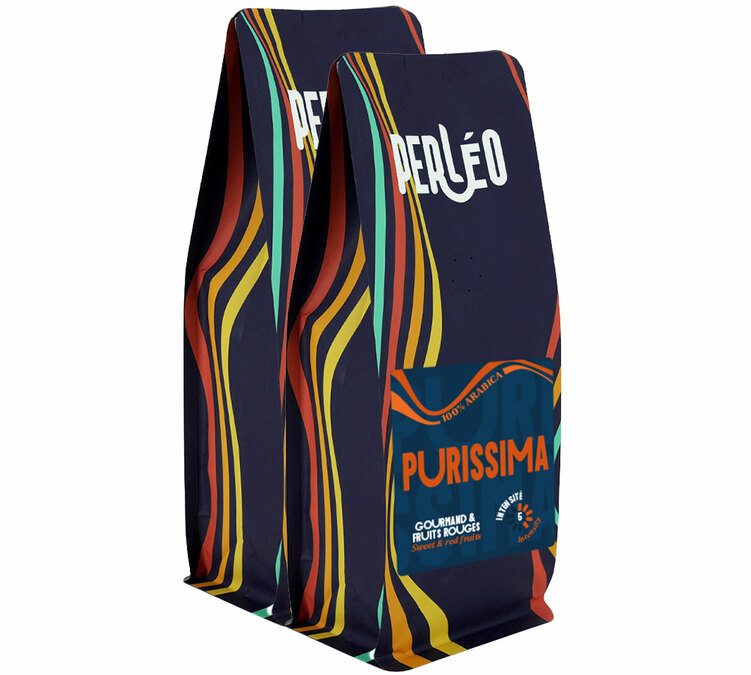2 kg - Kaffeebohnen für den professionellen Gebrauch, Purissima - Perléo.