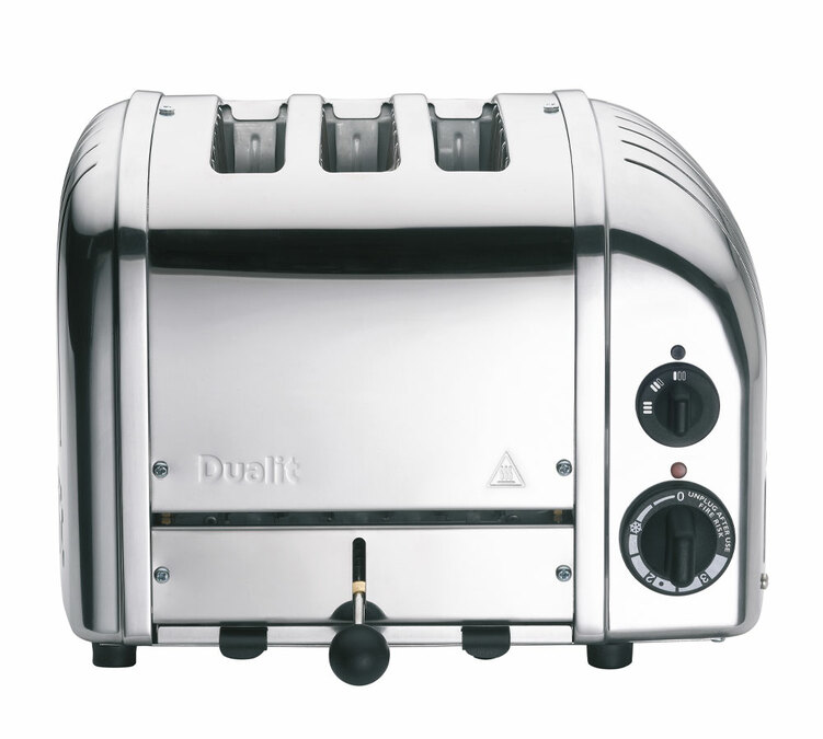 DUALIT Classic AWS rozsdamentes acélból készült, 3 helyes pirító