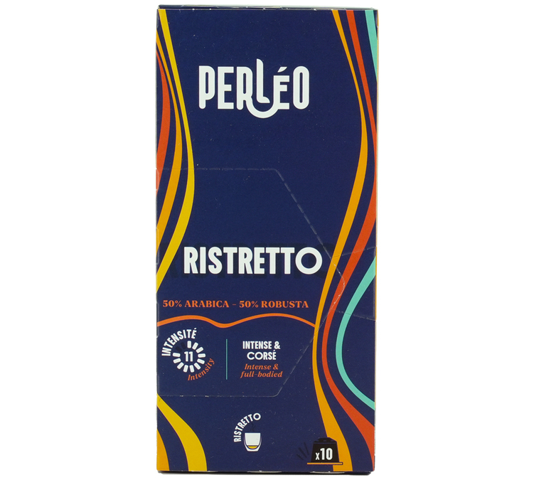 10 db Nespresso*-kompatibilis kapszula, Original Ristretto ízben – PERLÉO