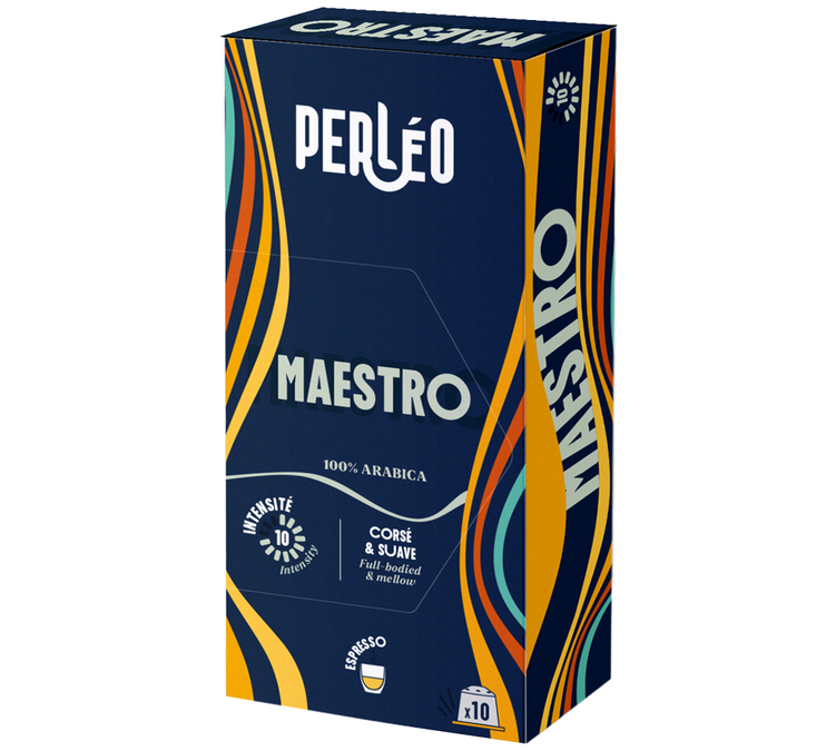 10 cápsulas compatibles con Nespresso* Original Maestro - PERLÉO