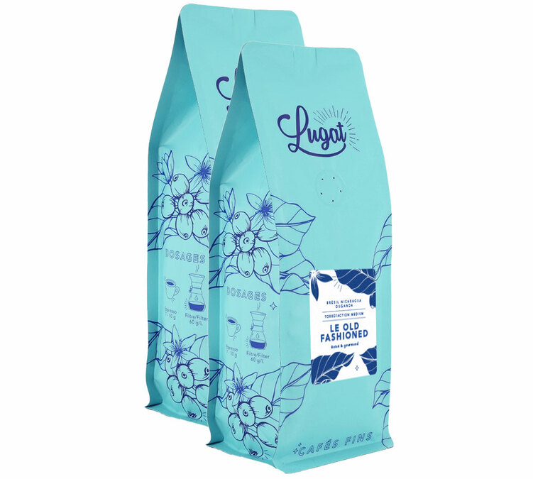 2 kg kávébab, professzionális felhasználásra – Old Fashioned – Lugat