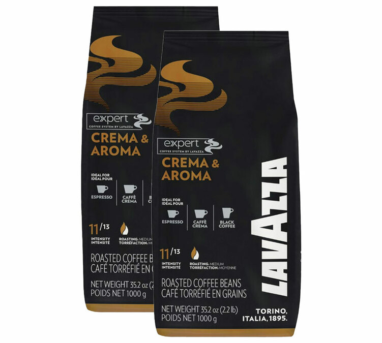 2 kg hela kaffebönor för professionellt bruk, Crema & Aroma – Lavazza.