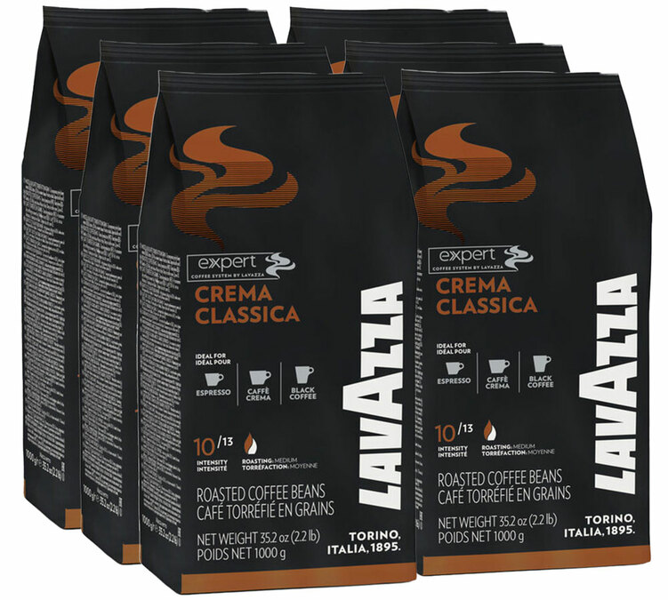 6 кг кафе у зрну за професионалну употребу, „Crema Classica“ – Lavazza.