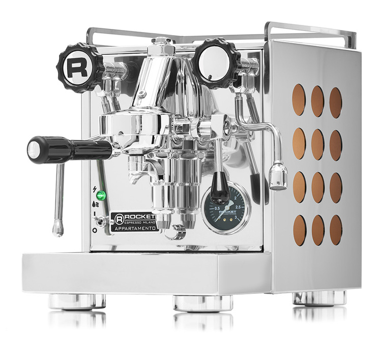 Еспресо машина ROCKET ESPRESSO, модел Appartamento, цвят мед.