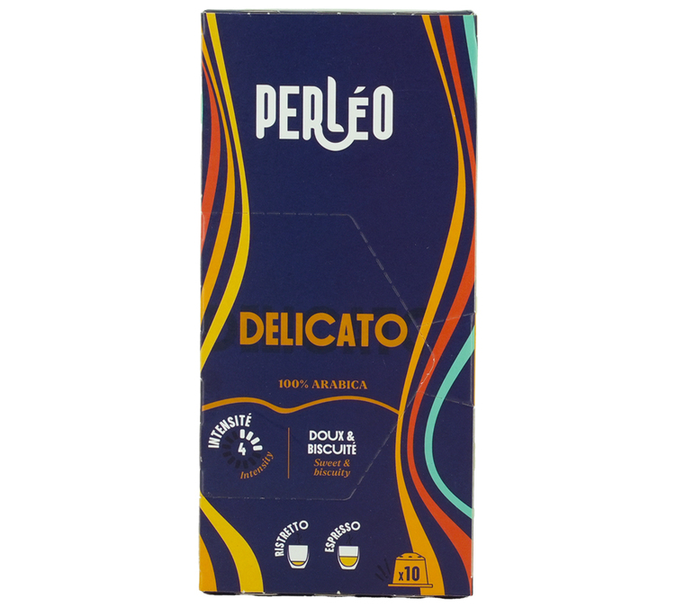 10 Nespresso* Original compatible capsules Delicato - PERLÉO