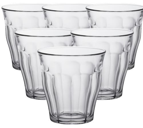 6 glass fra Picardie-serien, 16 cl – Duralex
