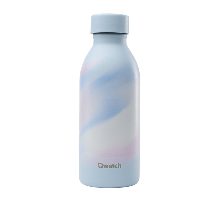 Isolerad vattenflaska Icon, ljusblå – 50 cl – QWETCH