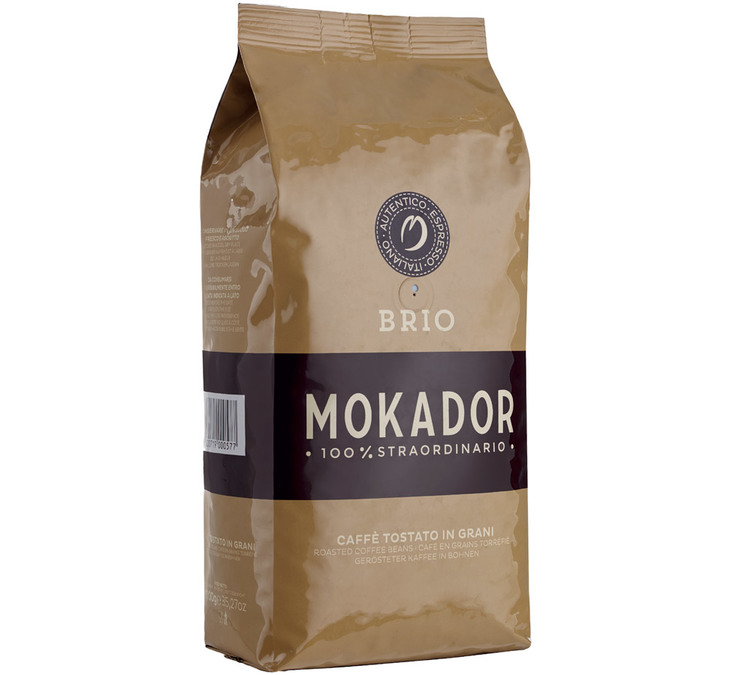 1 kg – Kaffebönor – Brio Arabica/Robusta – MOKADOR CASTELLARI