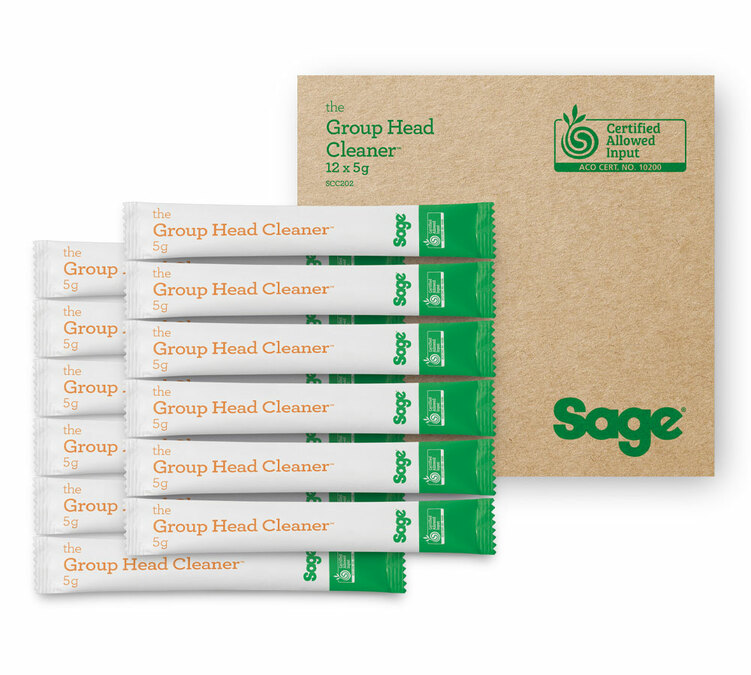 Valymo priemonė grupės galvutėms – „The Eco Group Head Cleaner“, 12 vnt. – „SAGE“