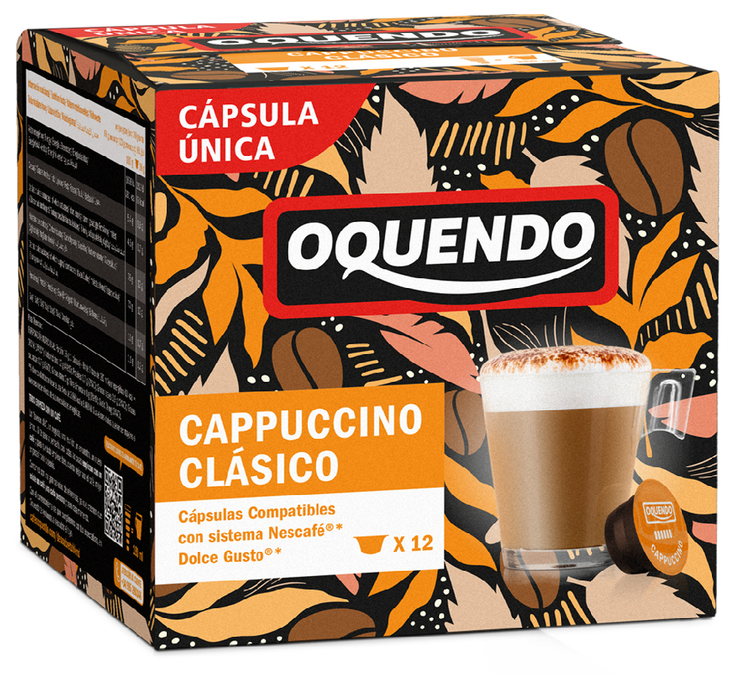 12 cápsulas compatíveis com Nescafé* Dolce Gusto* Cappuccino Classique – OQUENDO