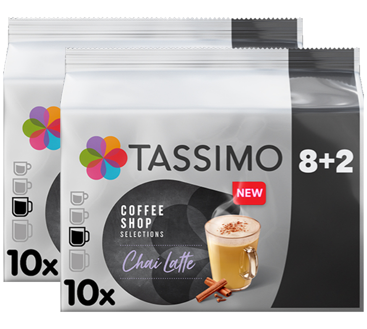 20 „Tassimo Coffee Shop Chai Latte“ kapsulių – „TASSIMO“