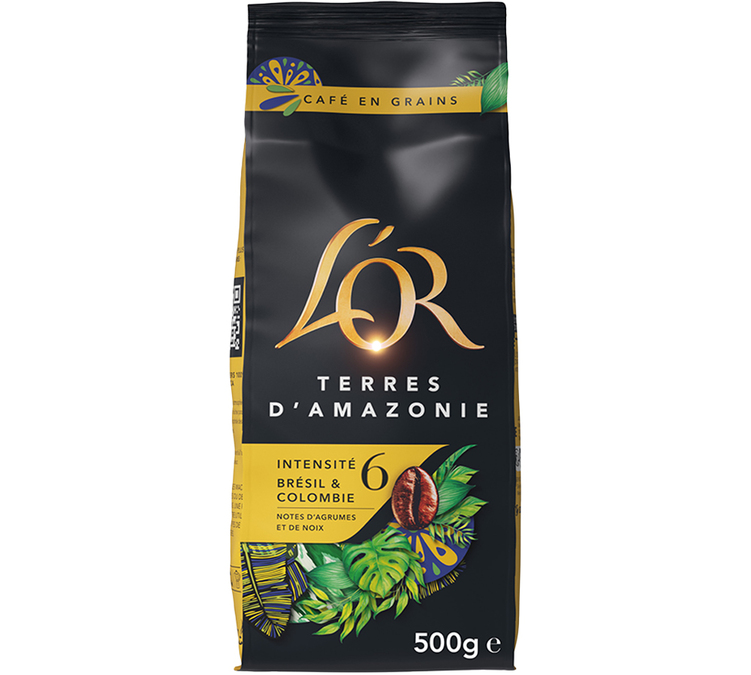 500 g - Café en grano - Terres d'Amazonie - L'OR