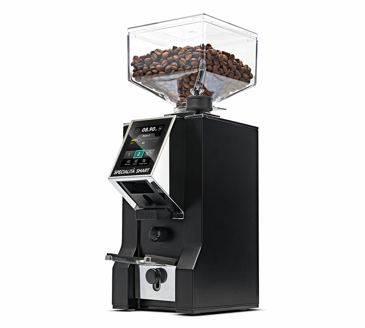 Molino de café EUREKA Mignon Specialista Smart, color negro mate.