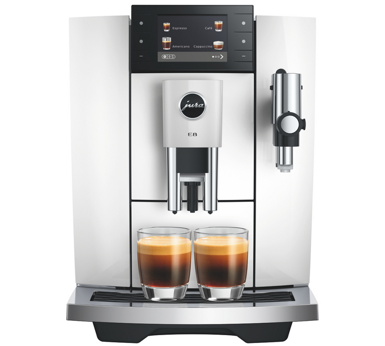 JURA E8 Diamond White (ED) Smart Connect – Kaffeevollautomat im Angebot