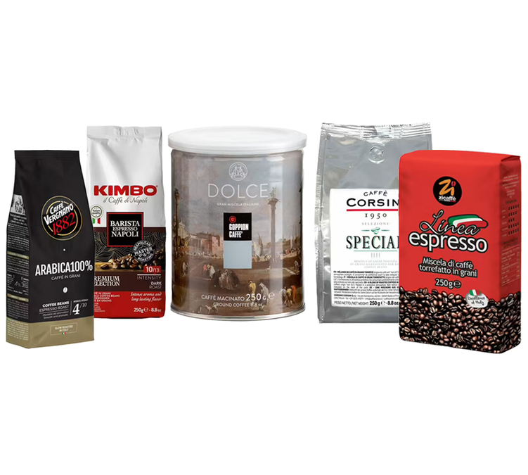 1,250 kg – Confezione di prova con caffè in grani italiani –