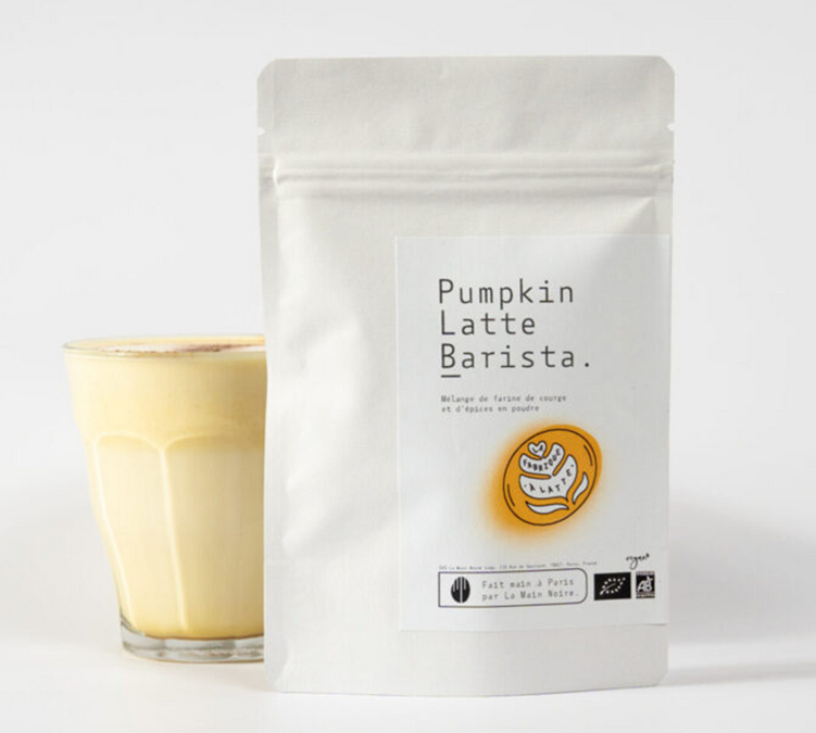 Био кафе лате с вкус на тиква – пакетче 100 г – LA FABRIQUE À LATTE