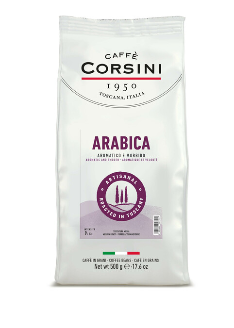 500 g – kawa w ziarnach – Arabica – CORSINI