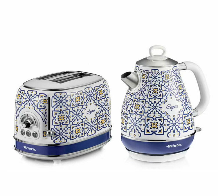 Capri Breakfast Set: Toaster and Kettle - ARIETE