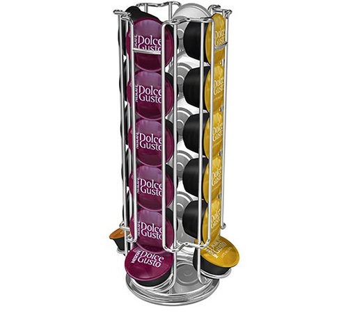 Dispenser per capsule monodose, ideale per macchine Dolce Gusto - 24 capsule - TAVOLA SWISS.