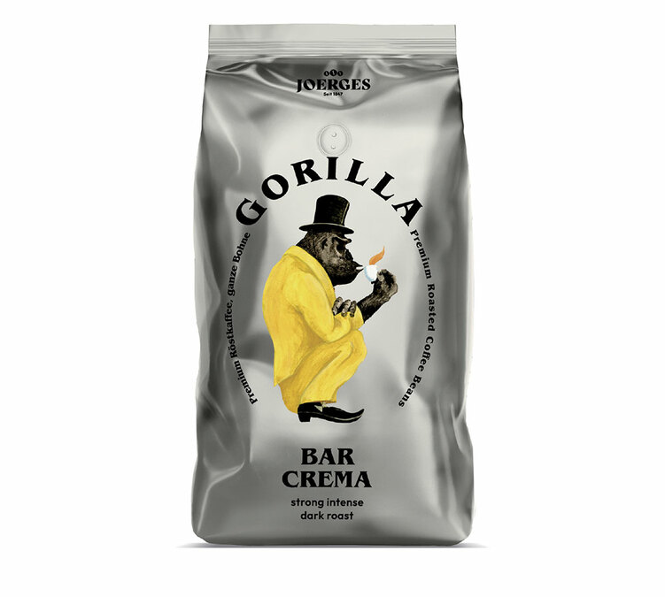1 кг - зрна кафе - Bar Crema - GORILLA COFFEE