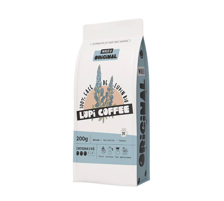 Βιολογικός καφές Lupin Original – Αλεσμένος, 200 γρ. – LUPI COFFEE