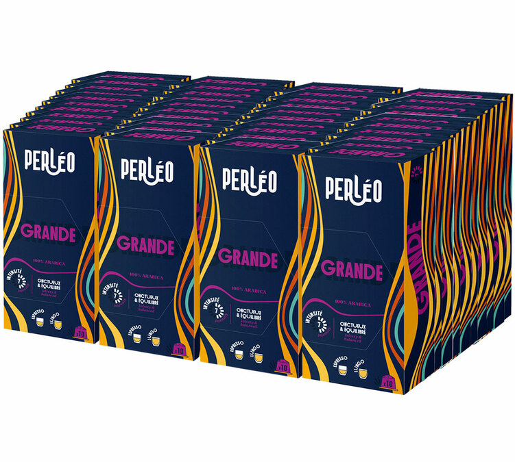 400 capsule compatibili con Nespresso* Original, formato Grande, per uso professionale - PERLÉO