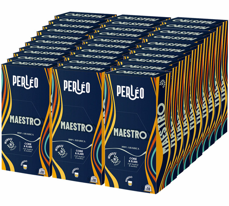 300 capsules, compatibel met Nespresso* Original, voor professioneel gebruik, Maestro - PERLÉO