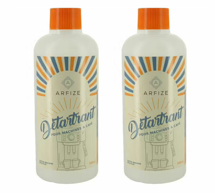 2 Descalcificantes ARFIZE Multidose, compatíveis com Philips/Saeco - 500 ml